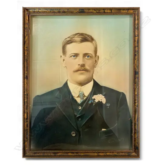 Colonial Portraits Ltd 'Head and shoulders portrait of a man', 1900